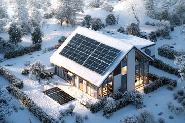 Optimizing solar panel performance in sunny conditions with silicon roofs.