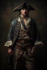 old pirate portrait
