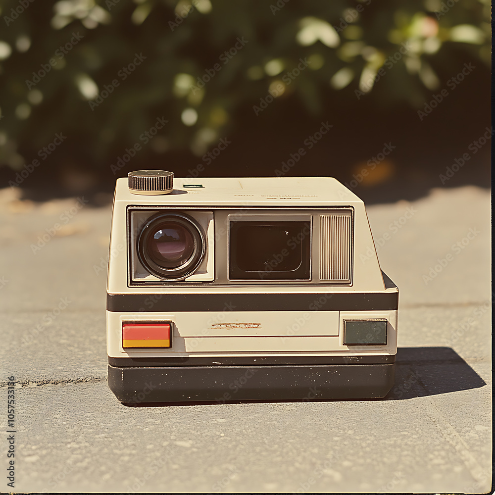 Poster front view of a polaroid