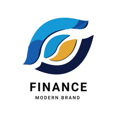 modern logo for your financial business
