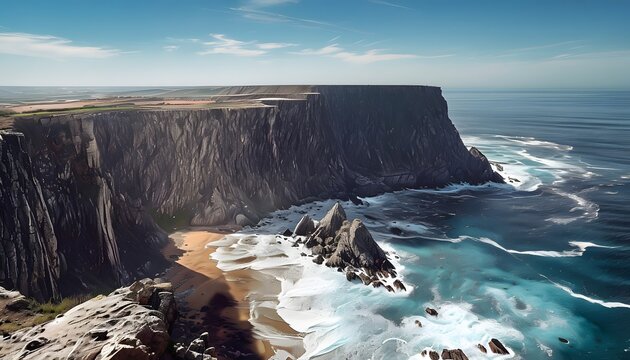 Stunning Cliffs of Cap Vert Peninsula