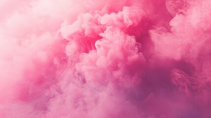 Pink white smoke, fog, steam, cloud, sky background. Realistic smoky mist, toxic vapor, gas exploding, water evaporation. Magic smoke or fog backdrop for Halloween