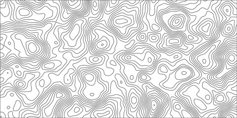 Layered Topographic Contour Vector Design: Organic Waves and Geometric Lines Form a Minimalist Background with a Subtle, Geographic Feel. Monochrome Topographic Vector Pattern: Seamless Contour Lines.