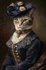 Vintage animals cats
