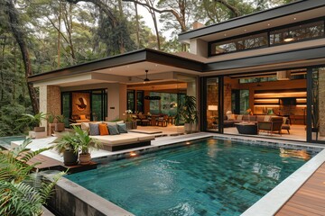 Luxury Vacation Bungalow with Pool in Tropical Forest, Phuket