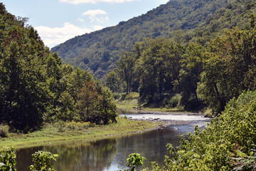 South Potomac River winding through Appalachian Mountains
