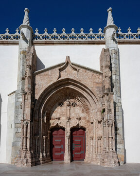 Portal of the Monastery of Jesus of Setubal, Portugal; Setubal, Portugal