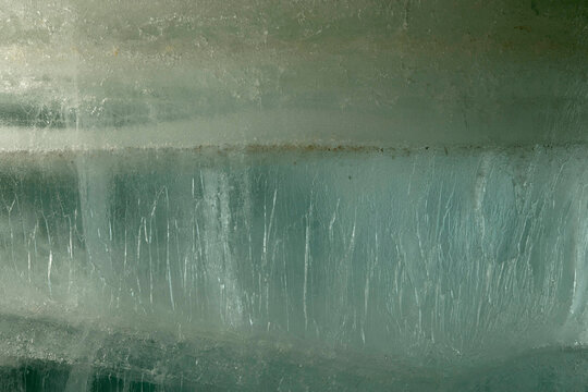 Ice surface patterns in the ice caves of the European Alps; Austria