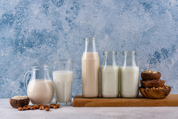 Assortment of dairy and baked goods