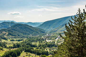Naklejka premium Traveling in Western Serbia, impressions, perspectives and views from the Balkans, Europe