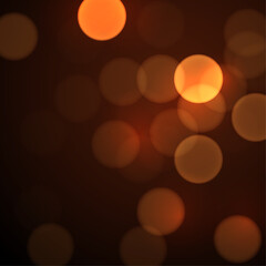 Bokeh background in brown and orange colours. Bokeh effect.