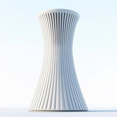 Naklejka premium Cooling Tower Isolated