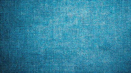 Blue Textured Canvas Fabric Background