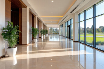 Fototapeta premium Glass Interior