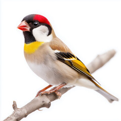 Fototapeta premium Goldfinch Isolated