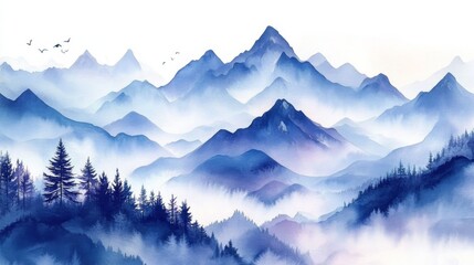Mystical Mountain Landscape