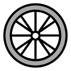 bike wheel icon