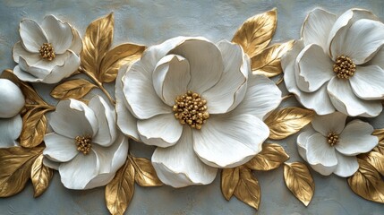 Luxurious Floral Embellishment