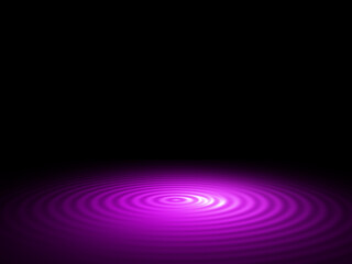 This image features a vivid purple wave-like ripple pattern against a black background, creating a glowing, futuristic effect.