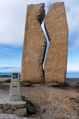 Kilometer zero for the Camino Muxia.