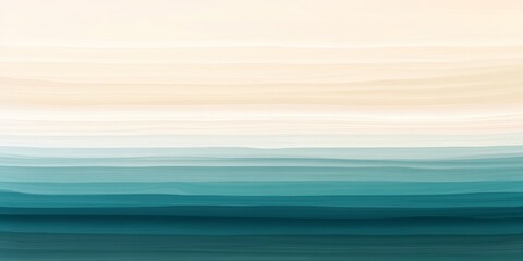 Soft ombre background from teal to light beige, creating a subtle and elegant look