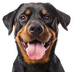 Obraz premium PNG Hungry rottweiler Tongue Out licking its nose animal dog pet.