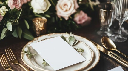 Elegant Wedding Table Setting