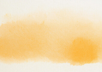 オレンジの水彩の背景
