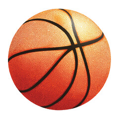 Obraz premium orange basketball clip art Vector