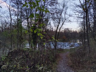 Dust at the river side