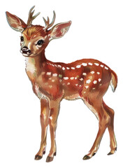 Fototapeta premium PNG Reindeer wildlife animal cute.