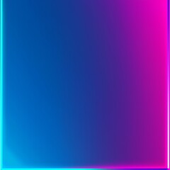 Fototapeta premium Abstract blue and purple gradient background with neon glow.