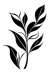 Fototapeta premium Abstract black and white pattern. For use in graphics. Minimalist illustration for printing on wall decorations
