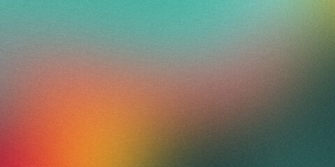 abstract gradient teal, orange, and pink texture noise background, for poster banner