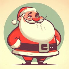 Santa with Presents in Bag