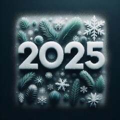 Frozen Numbers 2025 on Black