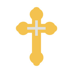 Christian cross icon