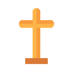 Christian cross icon