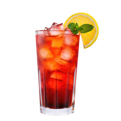 Cape codder cocktail isolated on transparent background 