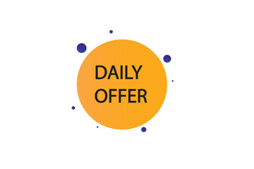 Printbutton web template,,Speech,daily offer,bubble, banner label

