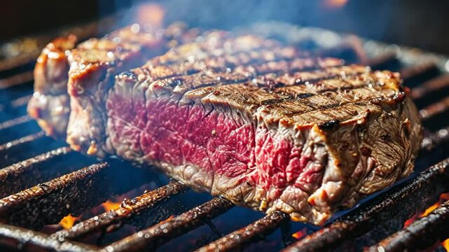 medium rare steak
