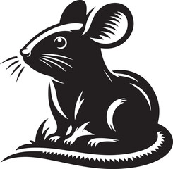 black and white mouse