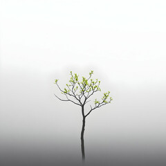 Obraz premium tree in the morning