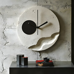 vintage clock on the wall