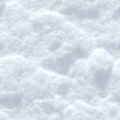 Obraz premium Seamless Texture of Sparkling Snow with Glittery Effect