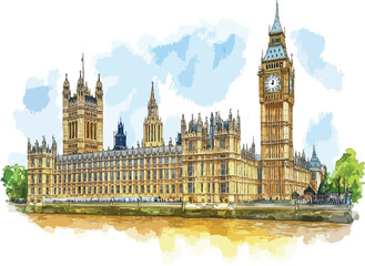 Fototapeta premium England Parliament building