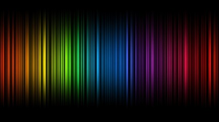 Vibrant rainbow gradient background, seamless blend of colors for digital design and creative projects