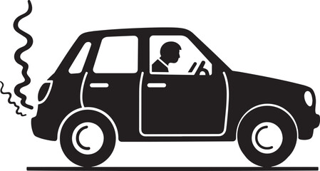 Air Pollution Silhouette