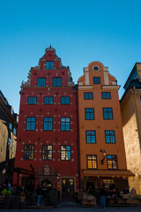 Spring on the streets of Stockholm, Sweden