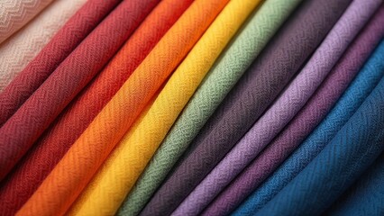 colorful fabric. Colored background. Color layout. The rules for combining colors. Itten color circle. 